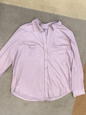 Chico's Ultra Suede Button-Up